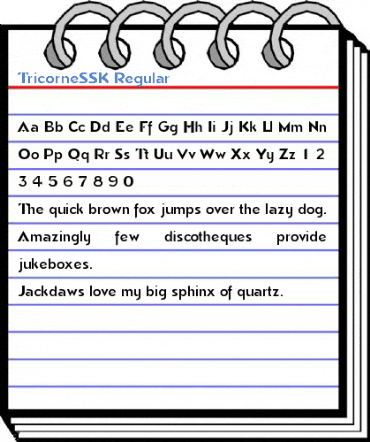 TricorneSSK Regular Font