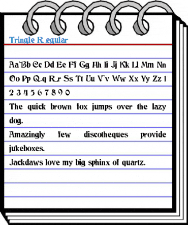 Tringle Regular Font