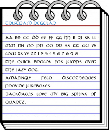 Tristram Regular Font