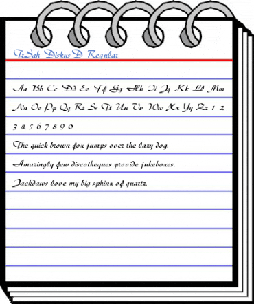 TrSah DiskusD Regular Font
