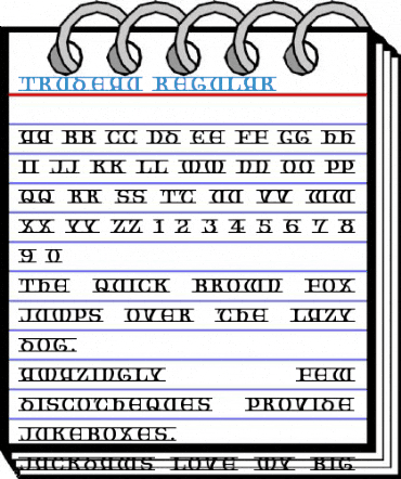 Trudeau Regular Font