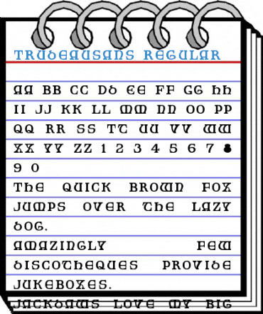 TrudeauSans Regular Font