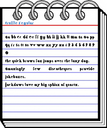 Truffle Regular Font
