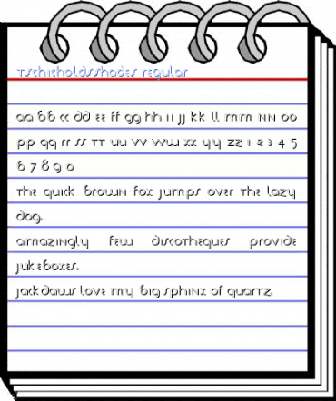 TschicholdsShades Regular Font