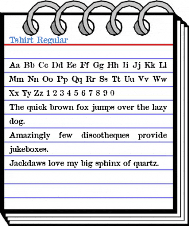 Tshirt Regular Font