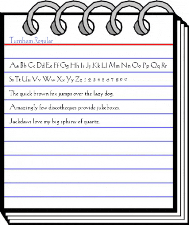 Turnham Regular Font