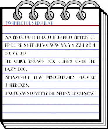 TwinkleToes Regular Font