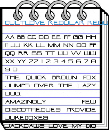 CultLove Regular Regular Font
