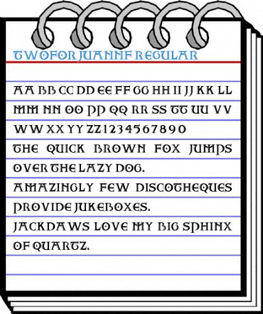 TwoForJuanNF Font