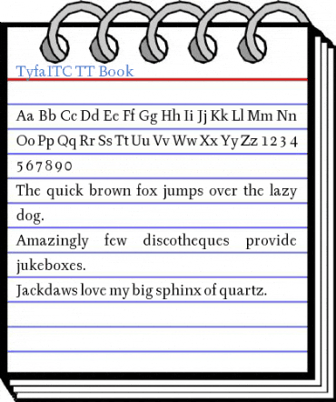 TyfaITC TT Book Font