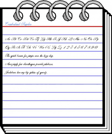 Cumberland Regular Font