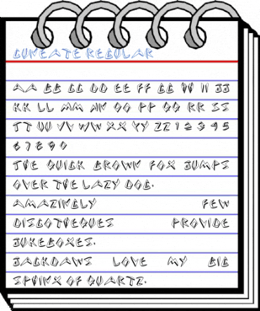 Cuneate Regular Font