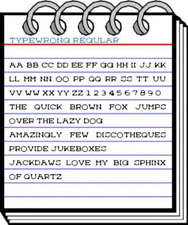 Typewrong Regular Font