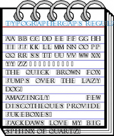 TypographerCaps Regular Font
