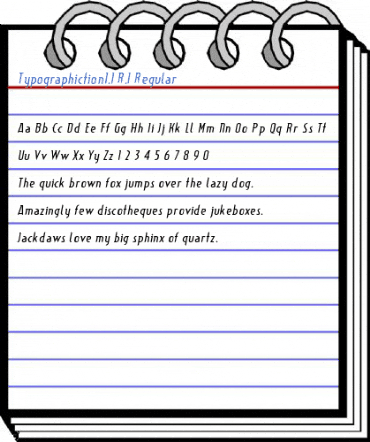 Typographiction1.1 R.I Regular Font
