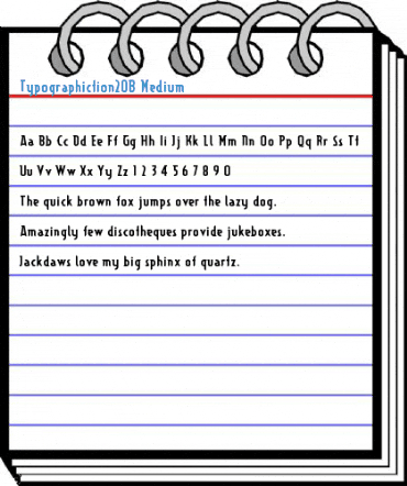 Typographiction20B Medium Font