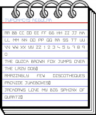 TYPORM01S Regular Font