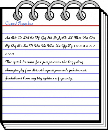 Cupid Regular Font