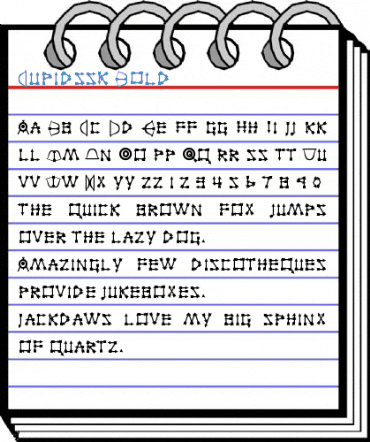 CupidSSK Bold Font