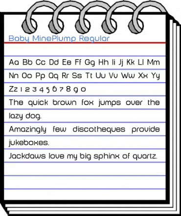 Baby MinePlump Font