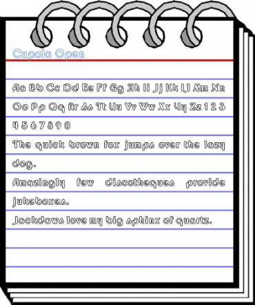Cupola Open Font