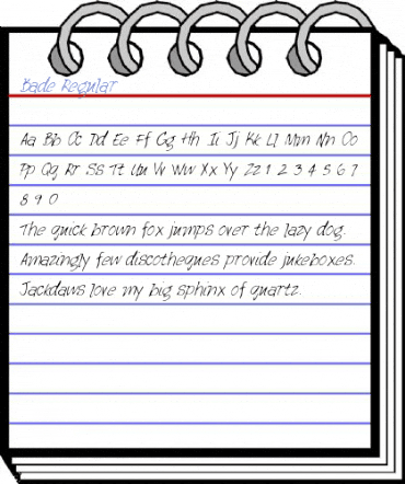 Bade Regular Font