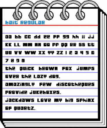 Bait Regular Font
