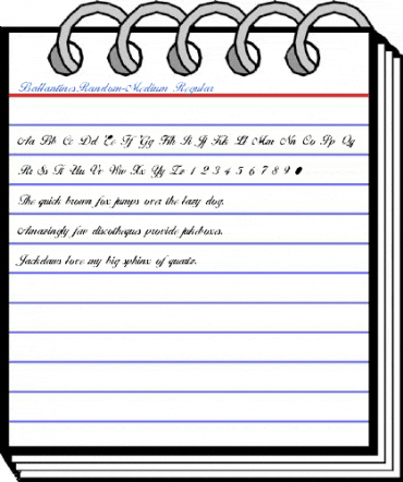 BallantinesRandom-Medium Regular Font