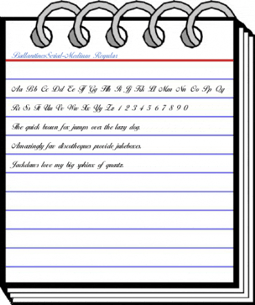 BallantinesSerial-Medium Regular Font