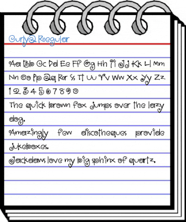 CurlyQ Regular Font