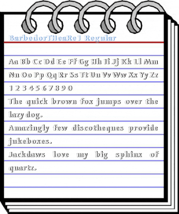 BarbedorTHeaRe1 Regular Font