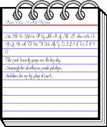 Basic Class A Stch Regular Font