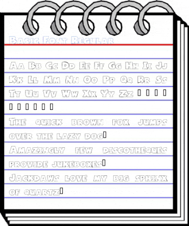 Basic Font Regular Font
