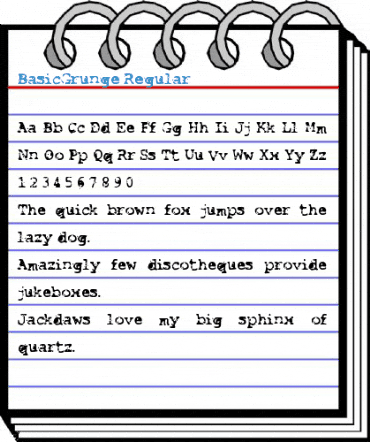 BasicGrunge Regular Font