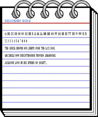 BasiliaComDMed Regular Font