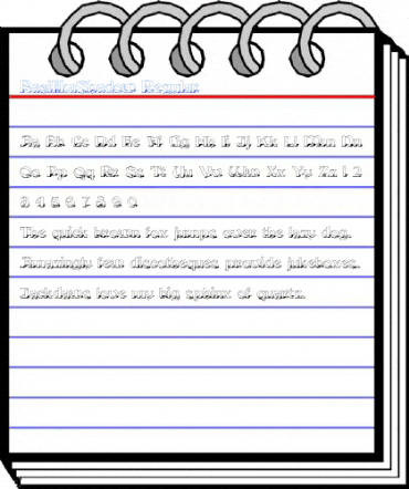 BasilikaShadow Regular Font
