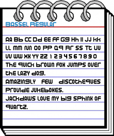 BASSEL Regular Font