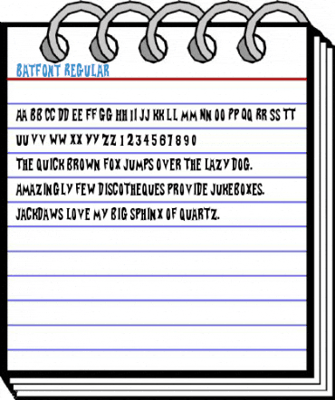 BatFont Regular Font