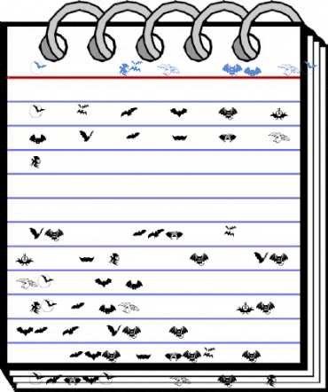 Bats-Symbols Regular Font