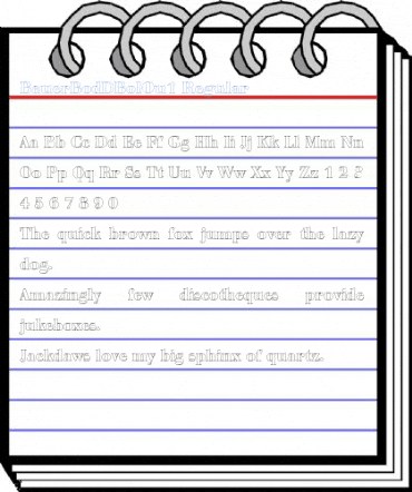 BauerBodDBolOu1 Regular Font