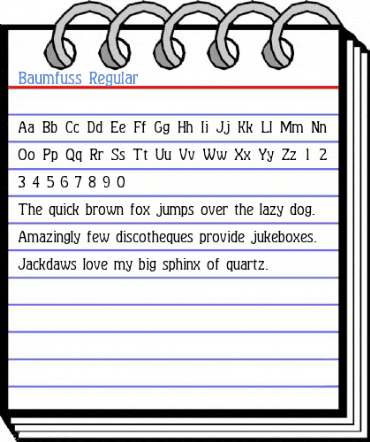 Baumfuss Regular Font