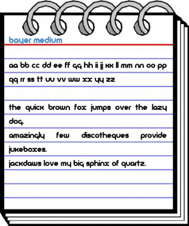 Bayer Medium Font