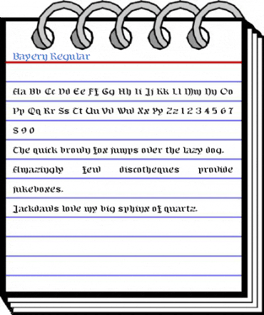 Bayern Regular Font