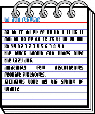BD Alm Regular Font