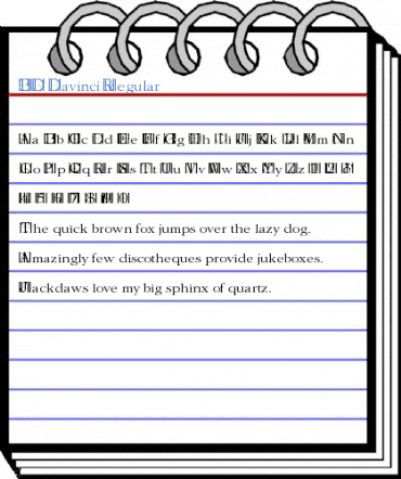 BD Davinci Regular Font