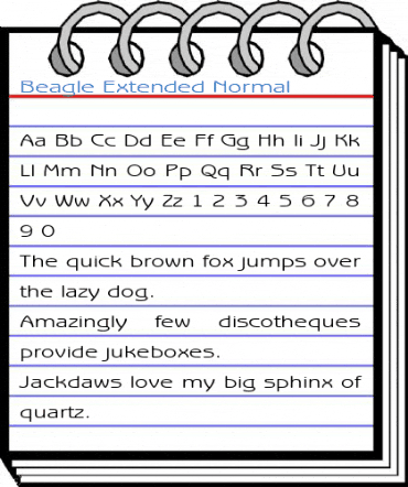 Beagle Extended Font