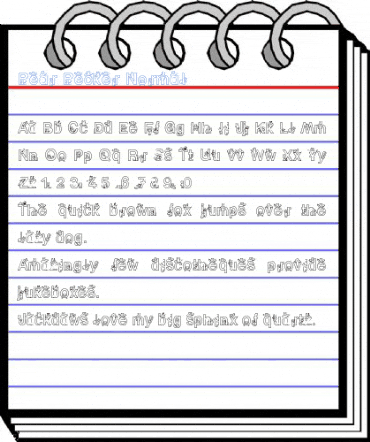 Bear Becker Normal Font