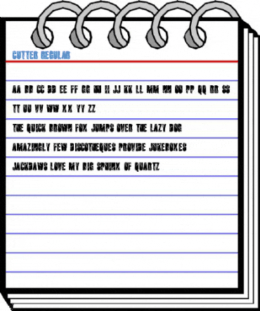 cutter Regular Font