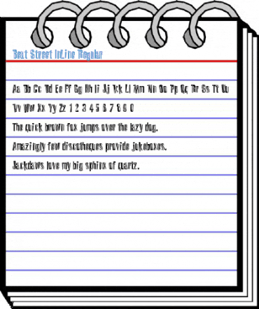 Beat Street InLine Regular Font