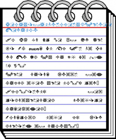 BeautifulOrnamentsThree Regular Font